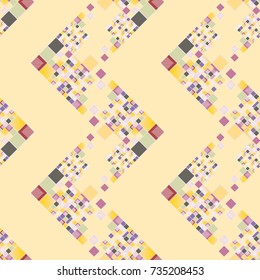 Abstract color seamless pattern for new background.