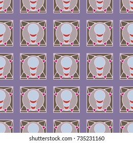 Abstract color seamless pattern for new background.