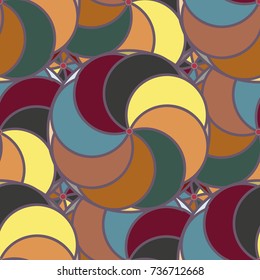 Abstract color seamless pattern for new background.
