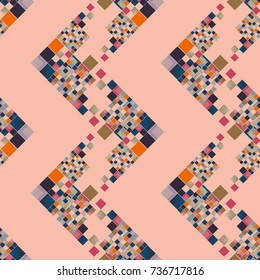 Abstract color seamless pattern for new background.