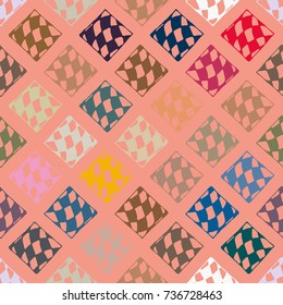 Abstract color seamless pattern for new background.