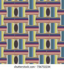 Abstract color seamless pattern for new background.