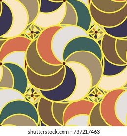 Abstract color seamless pattern for new background.