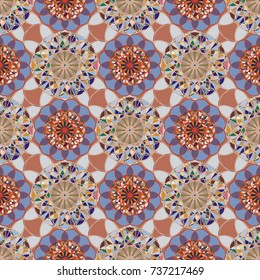 Abstract color seamless pattern for new background.