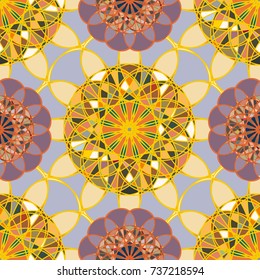 Abstract color seamless pattern for new background.