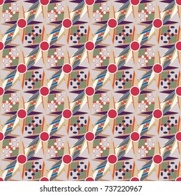 Abstract color seamless pattern for new background.