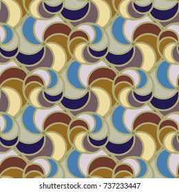 Abstract color seamless pattern for new background.
