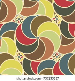 Abstract color seamless pattern for new background.