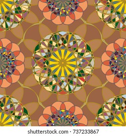 Abstract color seamless pattern for new background.