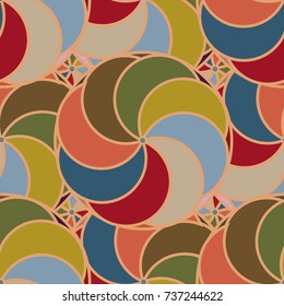 Abstract color seamless pattern for new background.