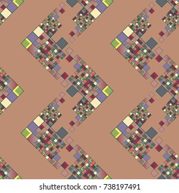 Abstract color seamless pattern for new background.