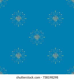 Abstract color seamless pattern for new background.