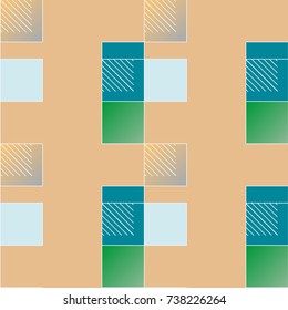 Abstract color seamless pattern for new background.