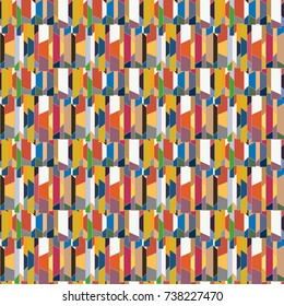 Abstract color seamless pattern for new background.