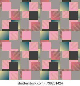 Abstract color seamless pattern for new background.