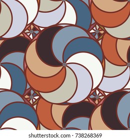 Abstract color seamless pattern for new background.
