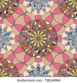 Abstract color seamless pattern for new background.