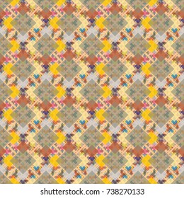 Abstract color seamless pattern for new background.