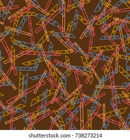 Abstract color seamless pattern for new background.
