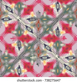 Abstract color seamless pattern for new background.