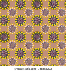 Abstract color seamless pattern for new background.