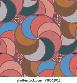 Abstract color seamless pattern for new background.
