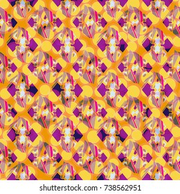 Abstract color seamless pattern for new background.