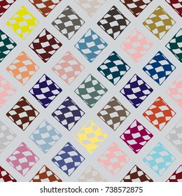 Abstract color seamless pattern for new background.