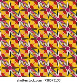 Abstract color seamless pattern for new background.