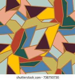 Abstract color seamless pattern for new background.