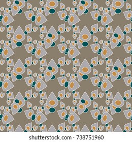Abstract color seamless pattern for new background.
