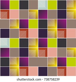 Abstract color seamless pattern for new background.