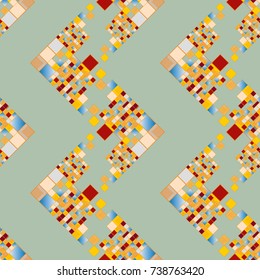 Abstract color seamless pattern for new background.