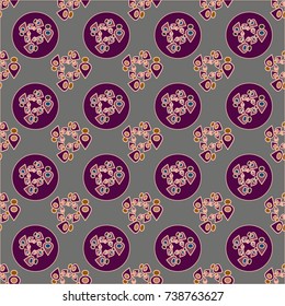 Abstract color seamless pattern for new background.