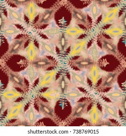 Abstract color seamless pattern for new background.