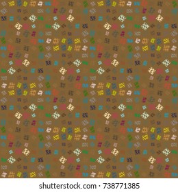 Abstract color seamless pattern for new background.