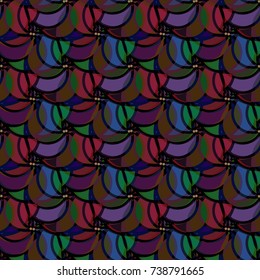 Abstract color seamless pattern for new background.