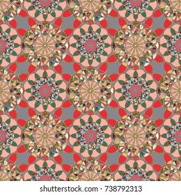 Abstract color seamless pattern for new background.