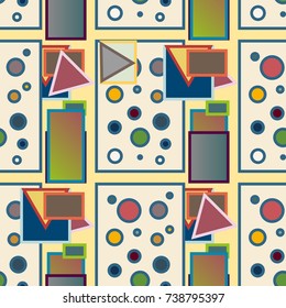 Abstract color seamless pattern for new background.