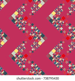 Abstract color seamless pattern for new background.