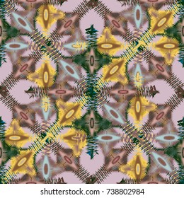 Abstract color seamless pattern for new background.