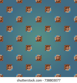 Abstract color seamless pattern for new background.