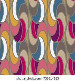Abstract color seamless pattern for new background.