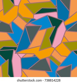 Abstract color seamless pattern for new background.