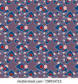 Abstract color seamless pattern for new background.