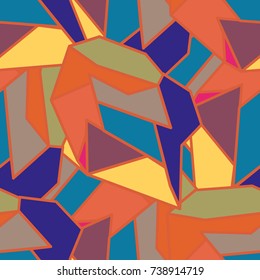 Abstract color seamless pattern for new background.