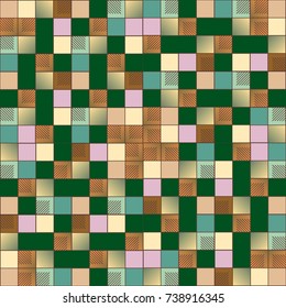 Abstract color seamless pattern for new background.