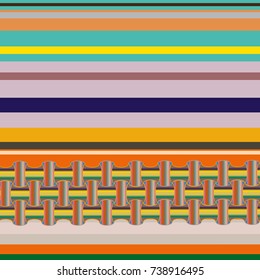 Abstract color seamless pattern for new background.