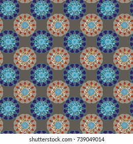 Abstract color seamless pattern for new background.