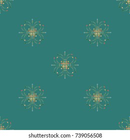 Abstract color seamless pattern for new background.
